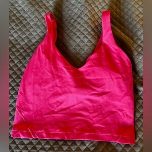 Lululemon cropped bra top NWOT